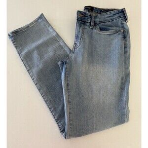 Buffalo David Bitton Gemma Mid Rise Slim Jeans Size 27 Medium Wash Straight Leg